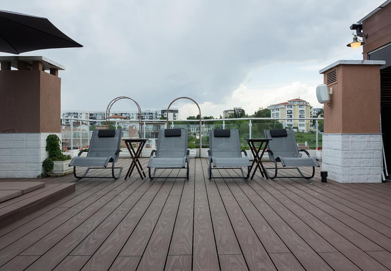Ferienwohnung Under The Stars - Lux Penthouse With Pool And Terrace By Flat Mаnager Saints Constantine and Helena Exterior foto